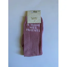 CHAUSSETTES PAILLETTES EQUITATION ENFANT- JE RUINE MES PARENTS