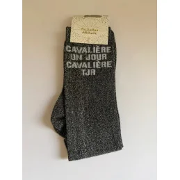 CHAUSSETTES PAILLETTES EQUITATION - CAVALIERE UN JOUR, CAVALIERE TJR