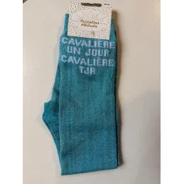 CHAUSSETTES PAILLETTES EQUITATION - CAVALIERE UN JOUR, CAVALIERE TJR