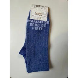 CHAUSSETTES PAILLETTES EQUITATION - MAMAN DE BORD DE PISTE