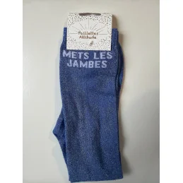 CHAUSSETTES PAILLETTES EQUITATION - METS LES JAMBES