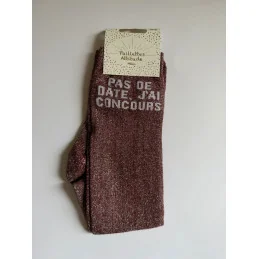 CHAUSSETTES PAILLETTES EQUITATION - PAS DE DATE, J'AI CONCOURS