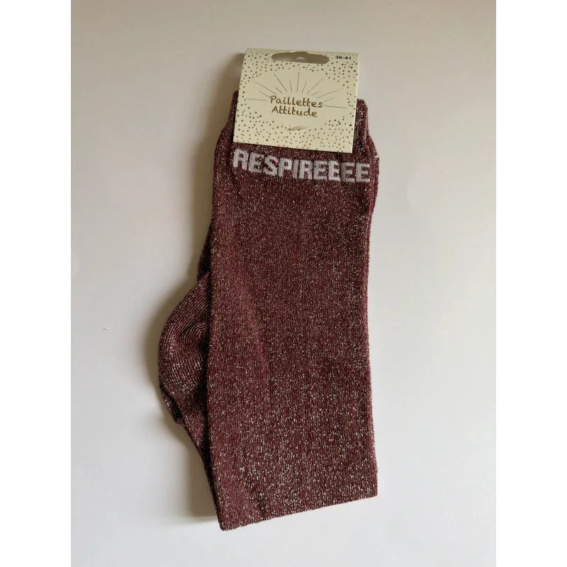 CHAUSSETTES PAILLETTES EQUITATION - RESPIREEE