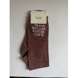 CHAUSSETTES PAILLETTES EQUITATION - TEAM BALADE ENTRE COP'S