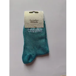 CHAUSSETTES PAILLETTES - COQUINE