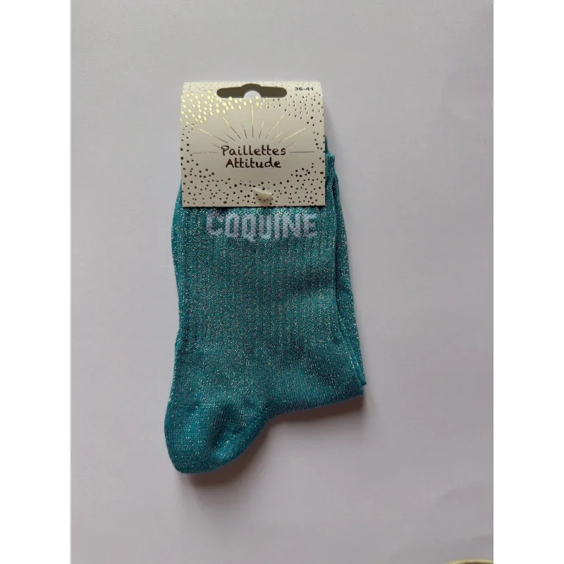 CHAUSSETTES PAILLETTES - COQUINE