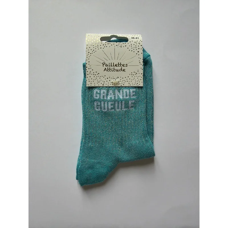 CHAUSSETTES PAILLETTES - GRANDE GUEULE