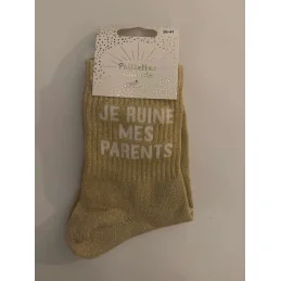 CHAUSSETTES PAILLETTES - JE RUINE MES PARENTS