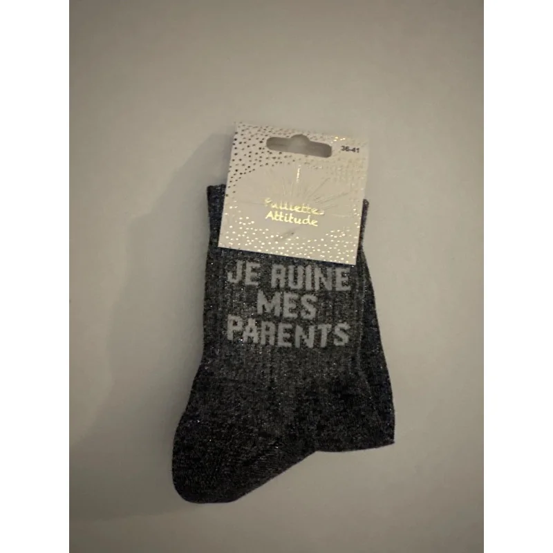 CHAUSSETTES PAILLETTES - JE RUINE MES PARENTS