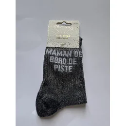 CHAUSSETTES PAILLETTES - MAMAN DE BORD DE PISTE