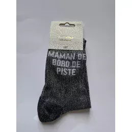 CHAUSSETTES PAILLETTES - MAMAN DE BORD DE PISTE