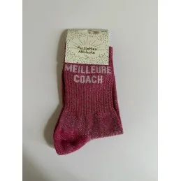 CHAUSSETTES PAILLETTES - MEILLEURE COACH