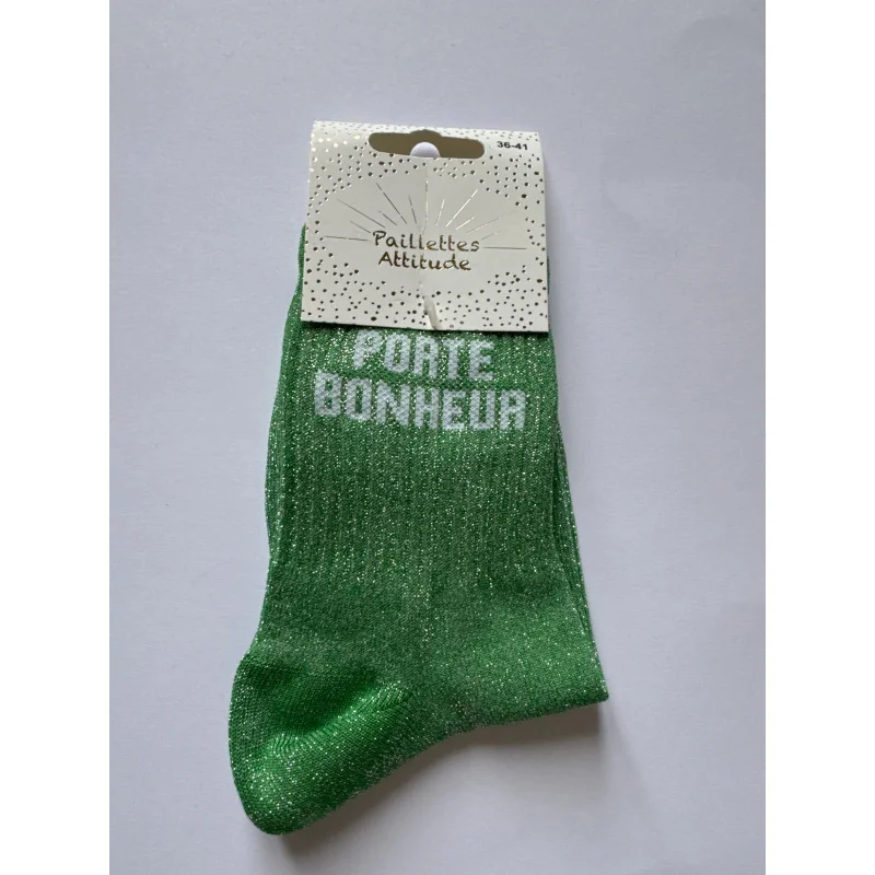 CHAUSSETTES PAILLETTES - PORTE BONHEUR