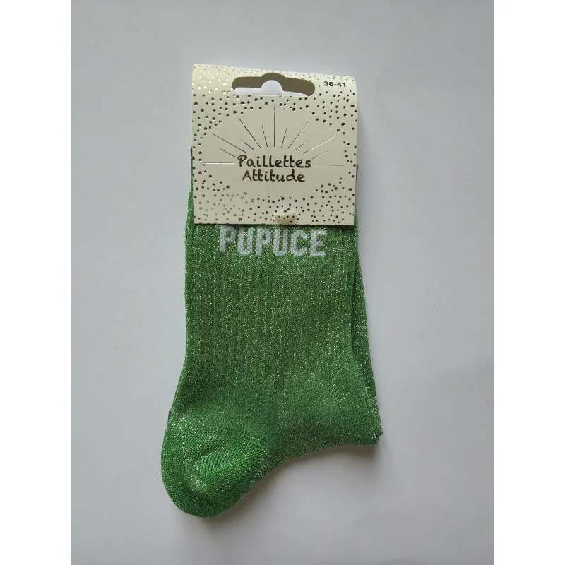CHAUSSETTES PAILLETTES - PUPUCE