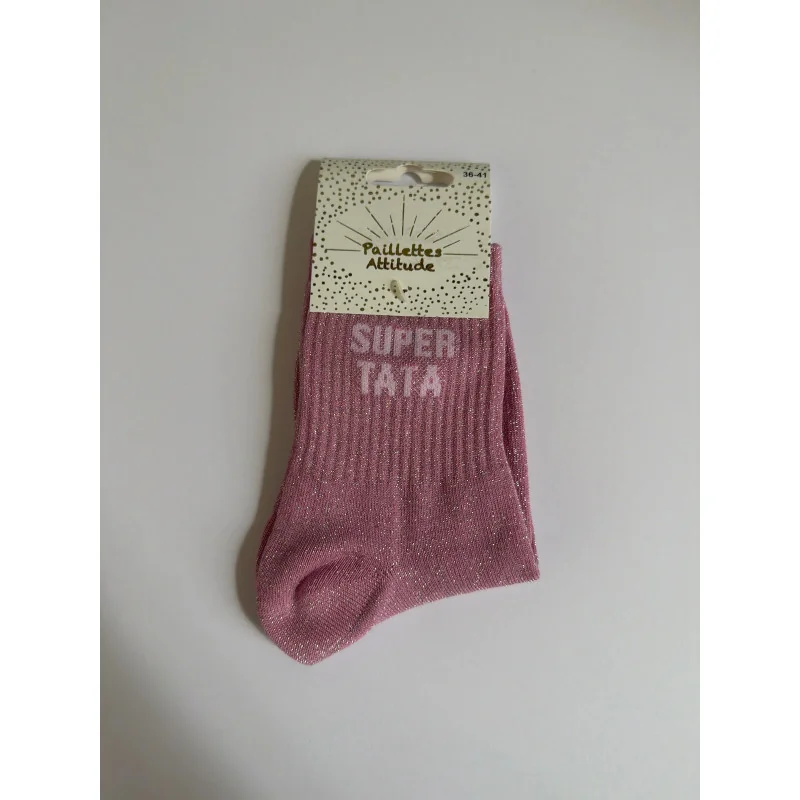 CHAUSSETTES PAILLETTES - SUPER TATA