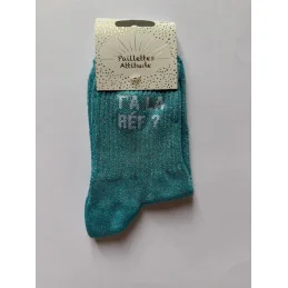 CHAUSSETTES PAILLETTES - T'A LA REF?