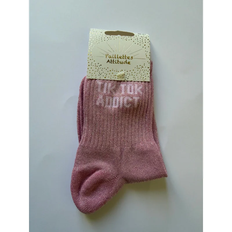 CHAUSSETTES PAILLETTES - TIK TOK ADDICT
