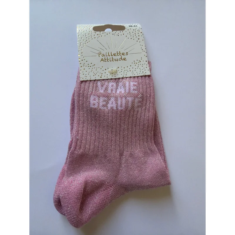 CHAUSSETTES PAILLETTES - VRAIE BEAUTÉ