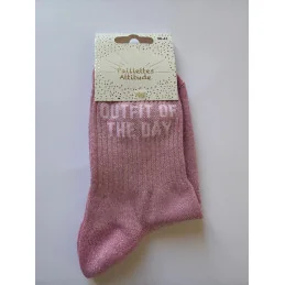 CHAUSSETTES PAILLETTES - OUTFIT OF THE DAY