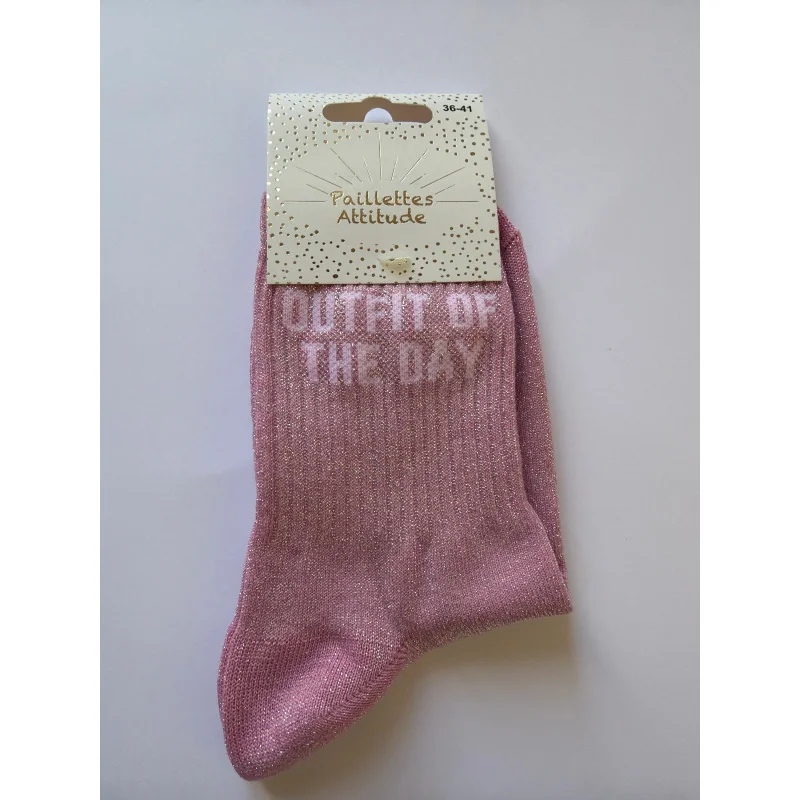 CHAUSSETTES PAILLETTES - OUTFIT OF THE DAY
