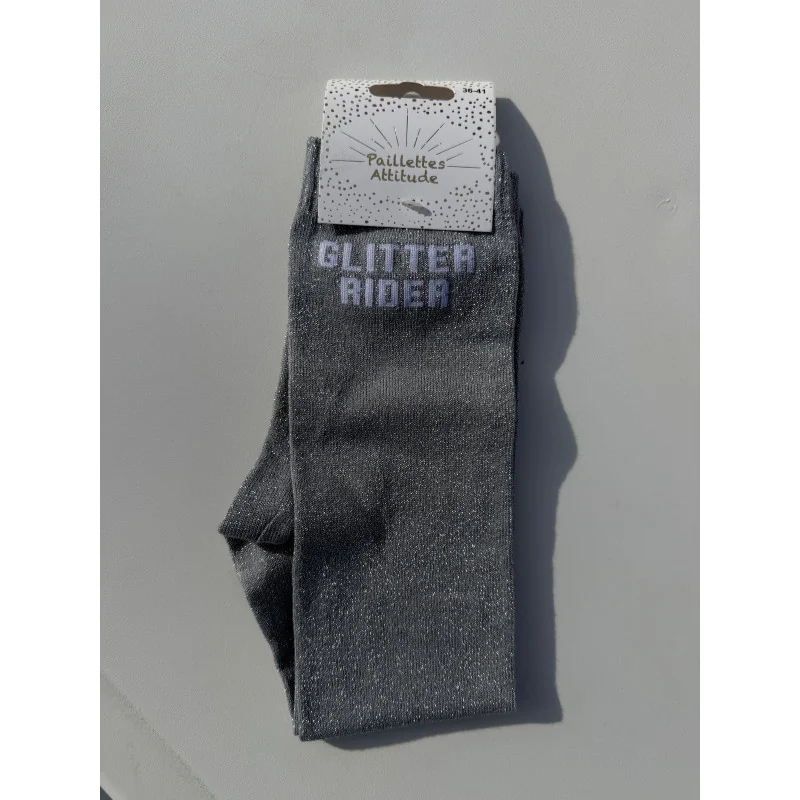 CHAUSSETTES PAILLETTES EQUITATION - GLITTER RIDER