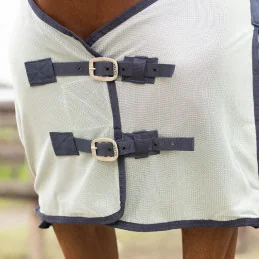fermeture couverture anti mouche cheval