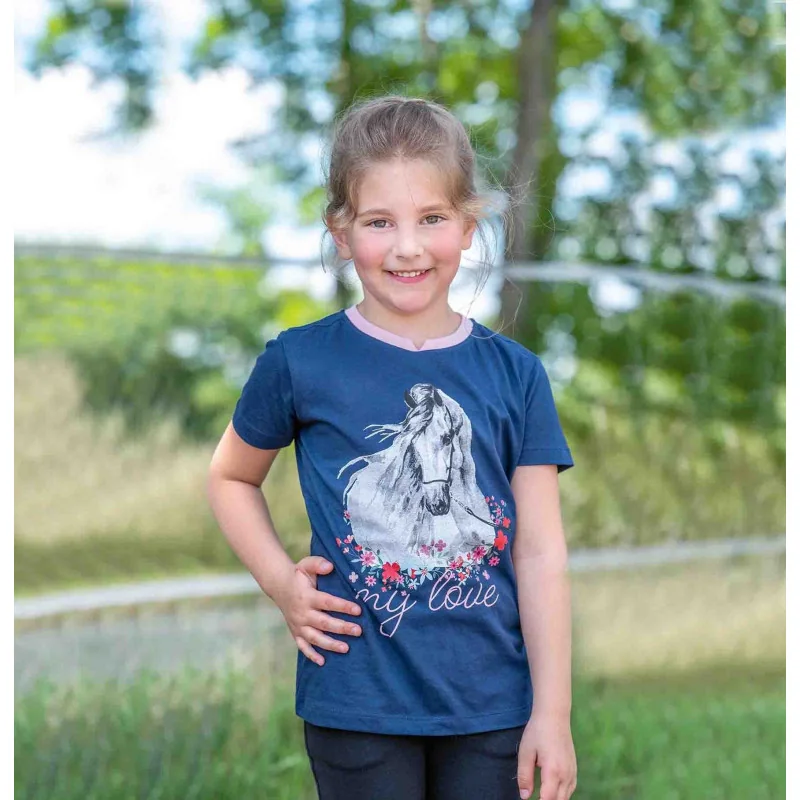 T-shirt Équitation Enfant Horse Spirit HKM | Sellerie MCM