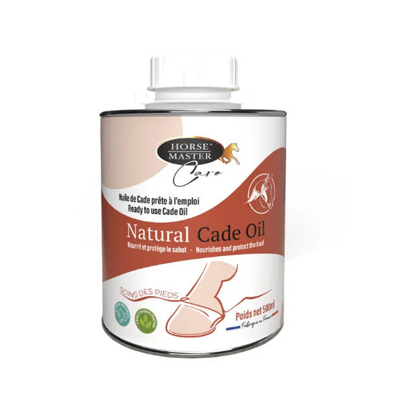 Huile pour sabots Natural Cade Oil Horse Master 500 ml