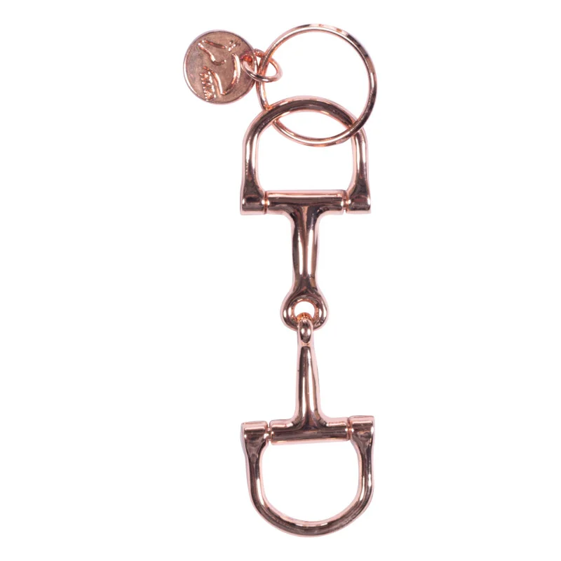 Porte-Clés Mors Olive Rosegold HKM | Tendance Équestre | MCM