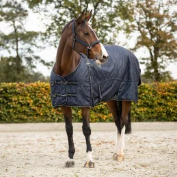 Couverture Extérieur Cheval 150g 1200D | Coupe Poitrail Mousse | MCM