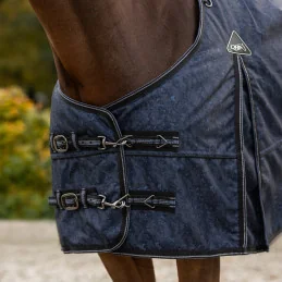 Couverture Extérieur Cheval 150g 1200D | Coupe Poitrail Mousse | MCM