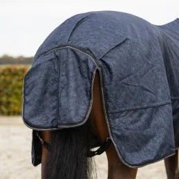 Couverture Extérieur Cheval 150g 1200D | Coupe Poitrail Mousse | MCM