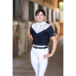 Polo Concours Équitation Dentelle Précieuse | La Cavalerie | Sellerie MCM