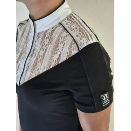 Polo Concours Équitation Dentelle Précieuse | La Cavalerie | Sellerie MCM