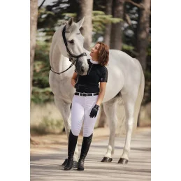 Polo Concours Équitation Col Mao Élégance | La Cavalerie | MCM