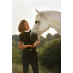 Polo Concours Équitation Col Mao Élégance | La Cavalerie | MCM