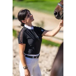 Polo Concours Équitation Col Mao Élégance | La Cavalerie | MCM