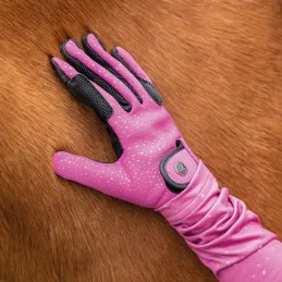 Gants Équitation Enfant Isalyn QHP | Grip & Motif Féerique | Sellerie MCM