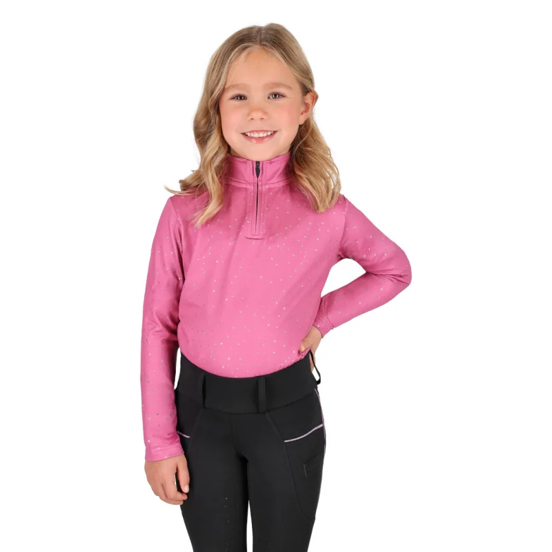 Polo Technique Chaud Isalyn QHP Enfant | Paillettes | Sellerie MCM