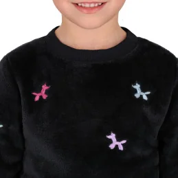 Sweat Équitation Enfant Isalyn QHP | Licornes & Douceur | Sellerie MCM