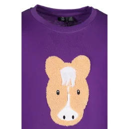 Polo Manches Longues Équitation Enfant Amina | Coton | Sellerie MCM