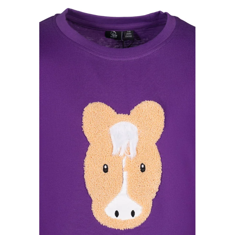 Polo Manches Longues Équitation Enfant Amina | Coton | Sellerie MCM
