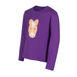Polo Manches Longues Équitation Enfant Amina | Coton | Sellerie MCM