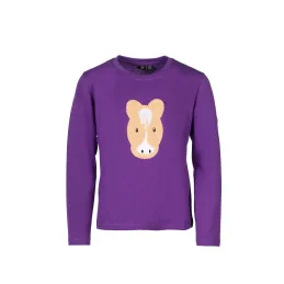 Polo Manches Longues Équitation Enfant Amina | Coton | Sellerie MCM