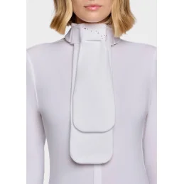 Plastron Floral Samshield | Plastron Broderie & Swarovski | MCM