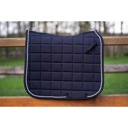 Tapis de Selle Lio HKM | Tapis Respirant & Cordon Décoratif | MCM