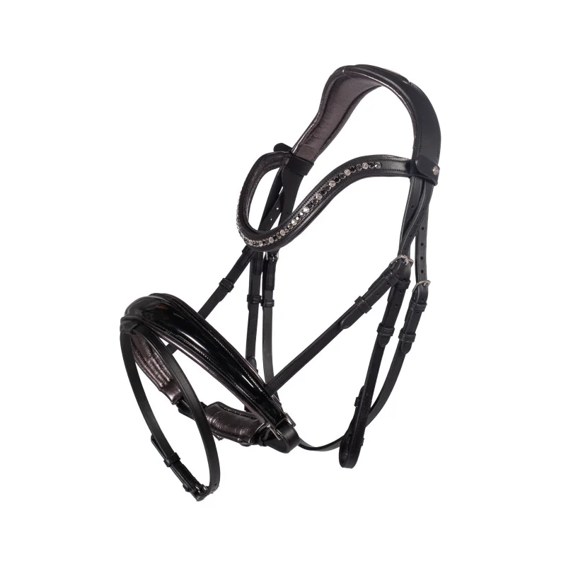 Bridon Charlotte Muserolle Suédoise | Cuir Tannage Végétal | MCM