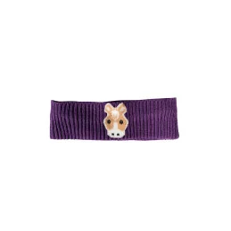 Bandeau Amina Kids HKM | Bandeau Polaire Motif Cheval | Sellerie MCM