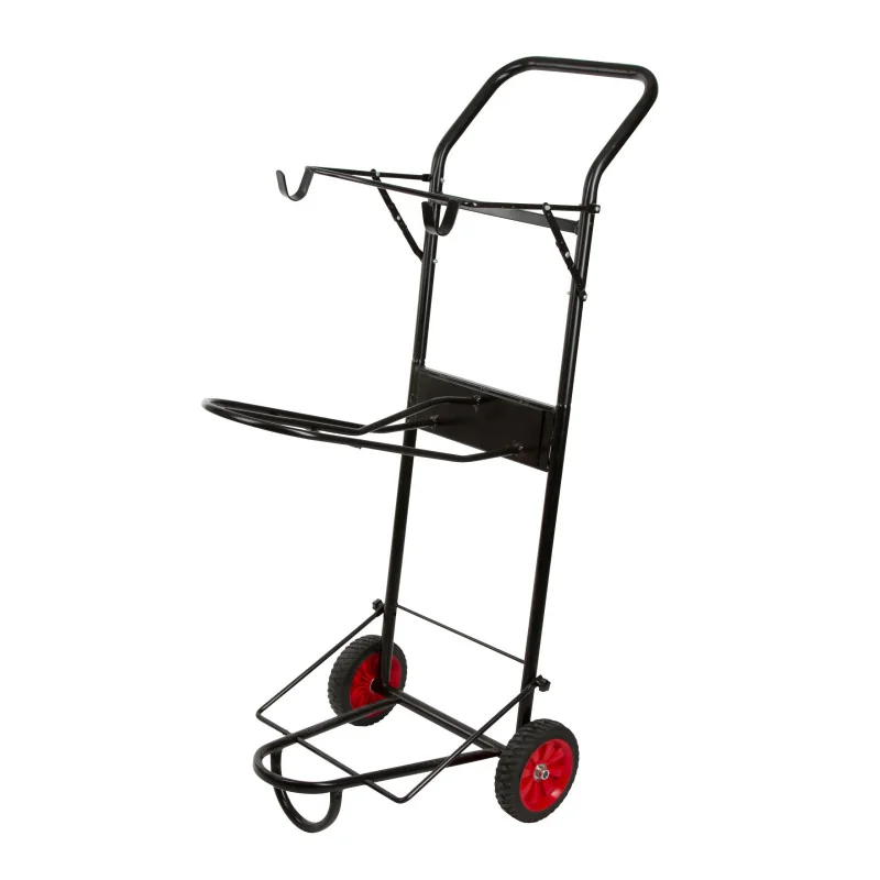CHARIOT D'ECURIE NOIR KERBL