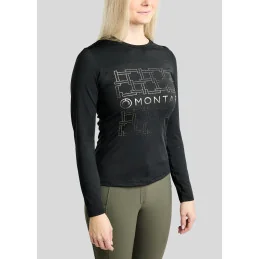 T-Shirt Manches Longues MoLeia Montar | Gun Metal Tartan | MCM